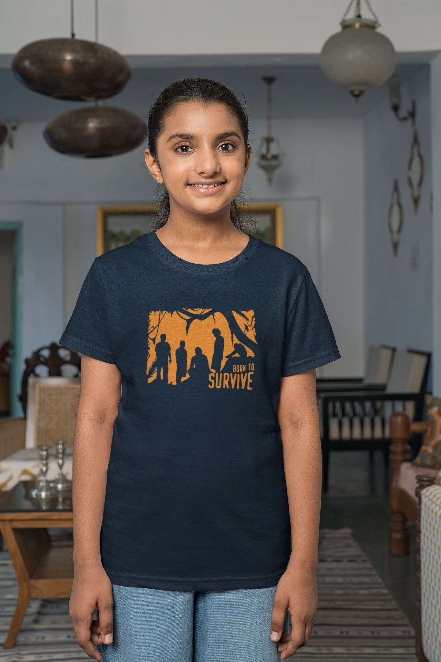 Born To Survive | T-Shirt | Round Neck