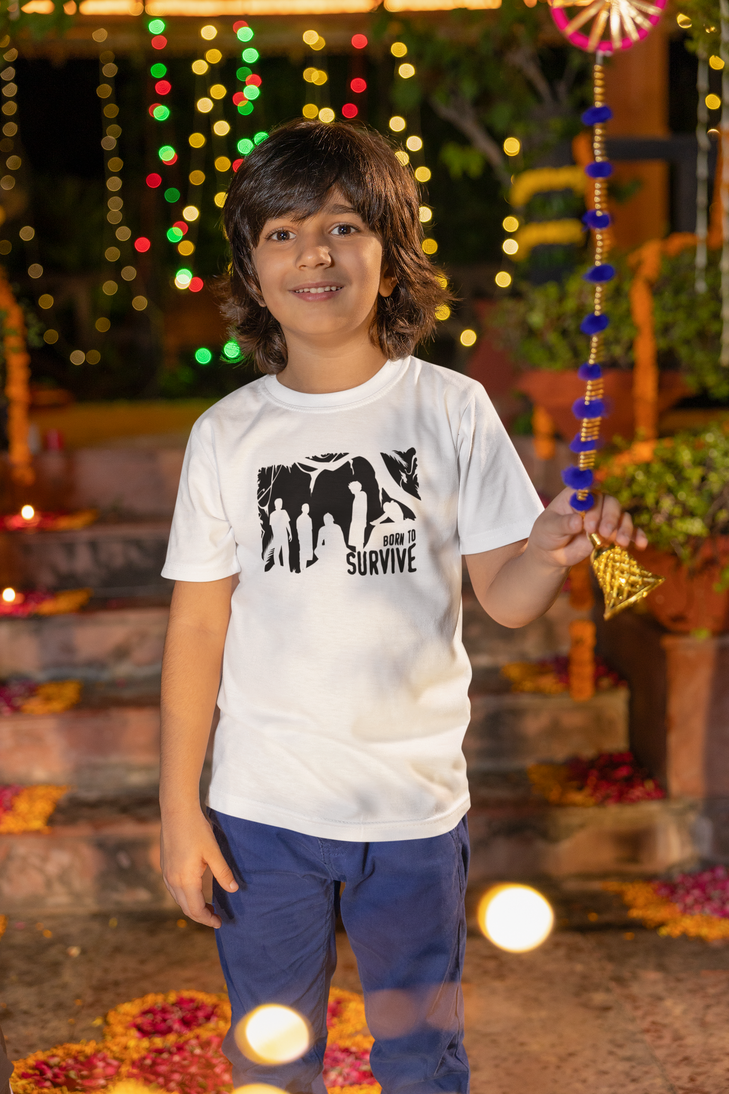 Born To Survive | T-Shirt | Round Neck