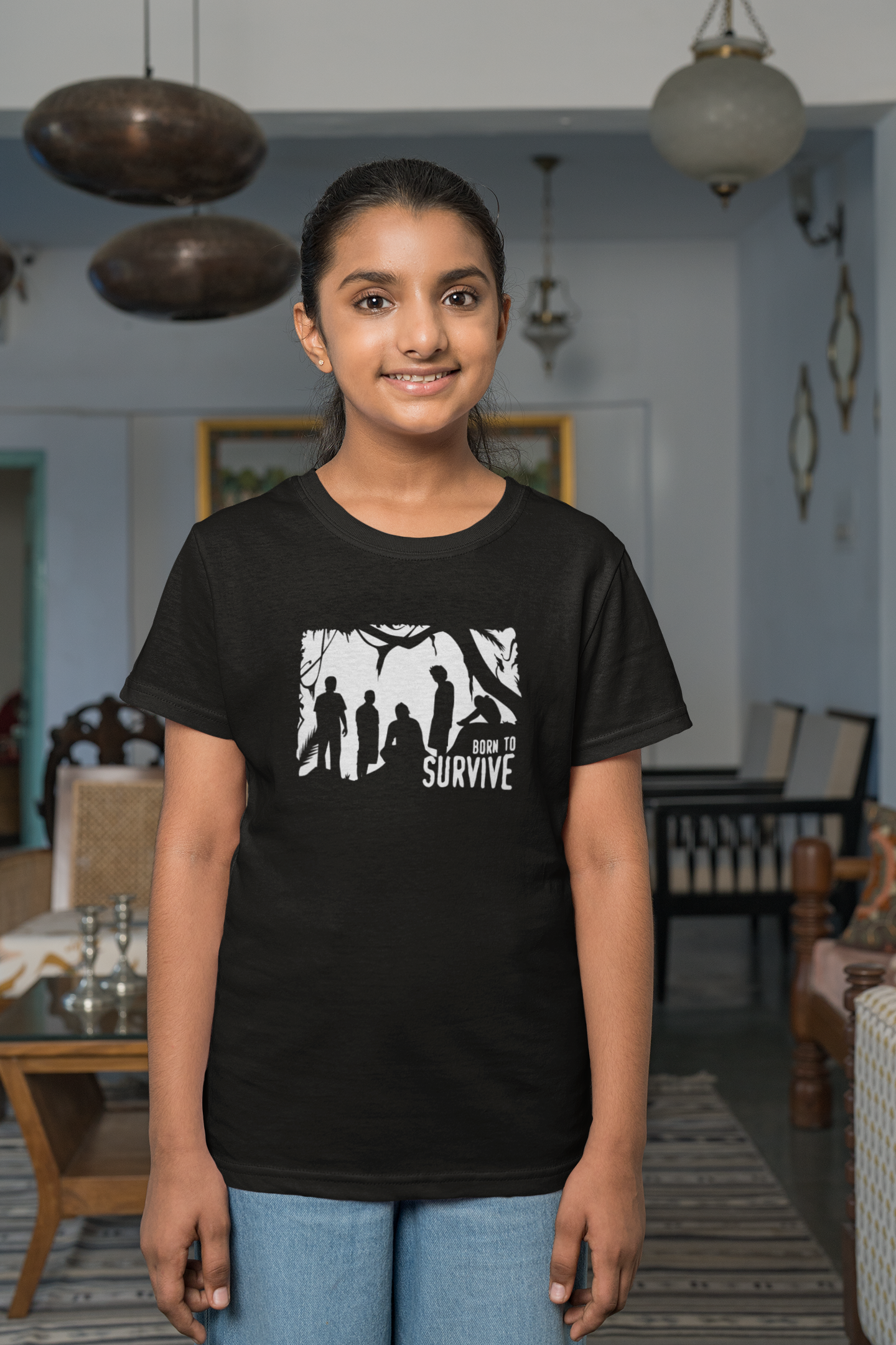 Born To Survive | T-Shirt | Round Neck