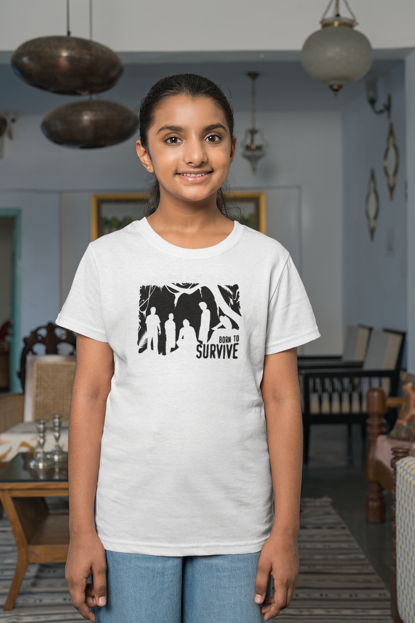 Born To Survive | T-Shirt | Round Neck