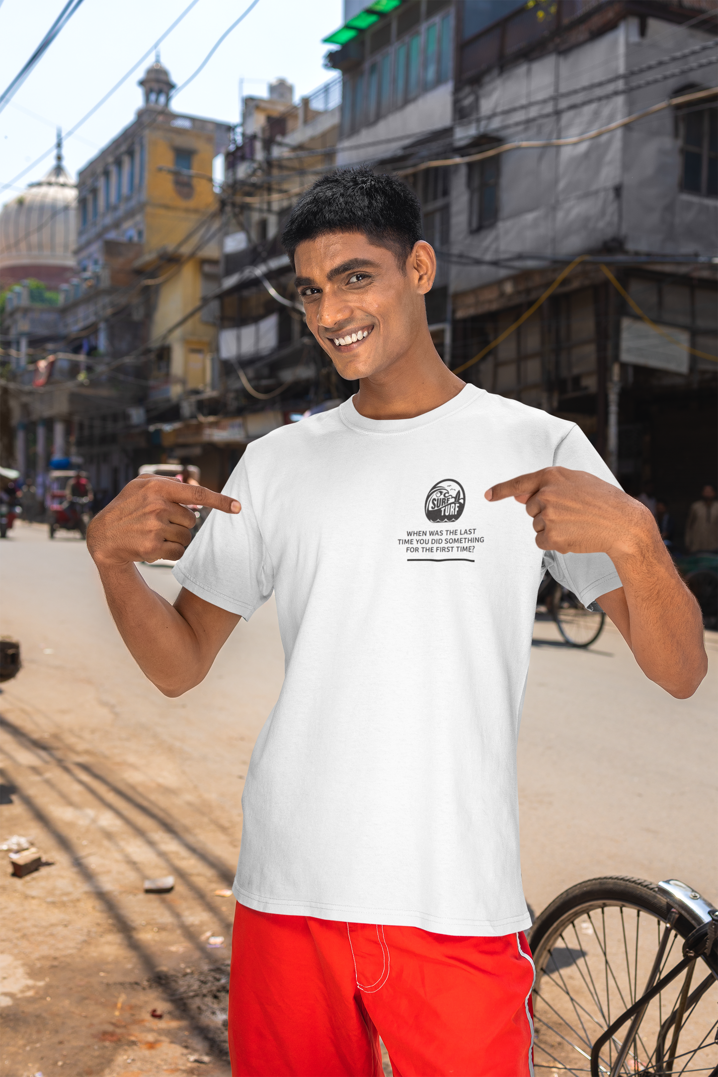 Surf n Turf - Pondicherry | T-Shirt | Round Neck