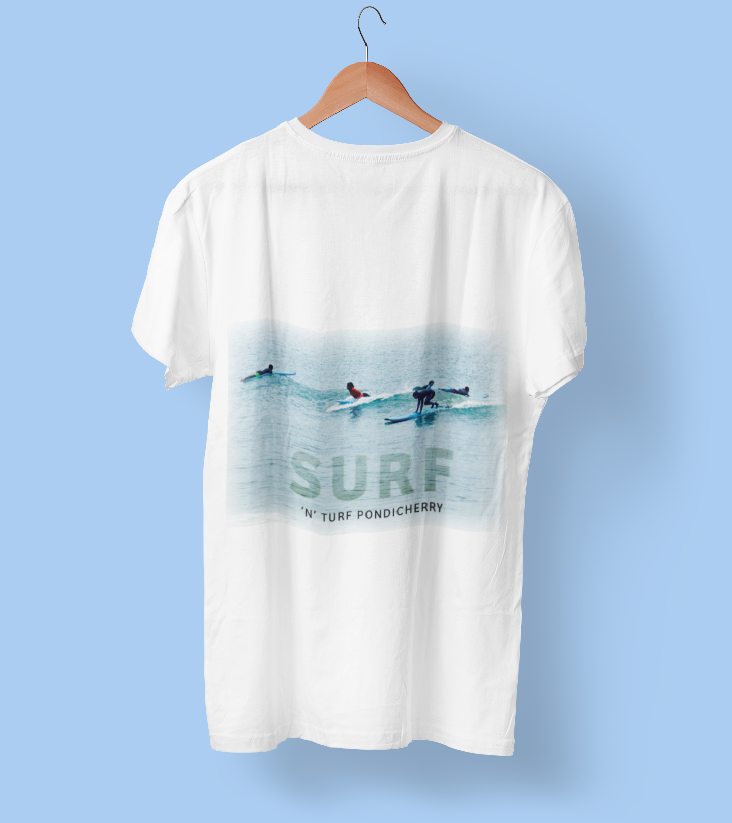 Surf n Turf - Pondicherry | T-Shirt | Round Neck